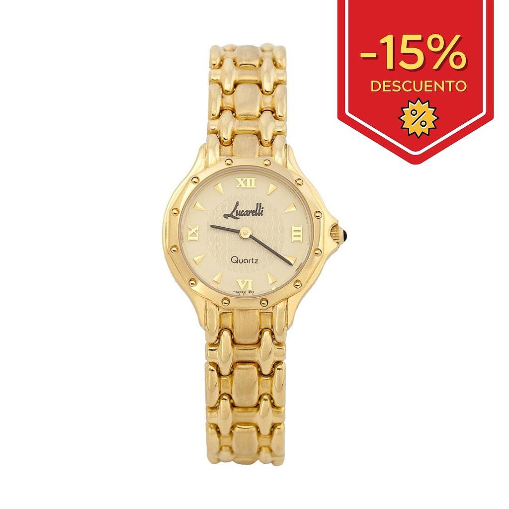 RELOJ ORO 18KL SEÑORA LUCARELLI