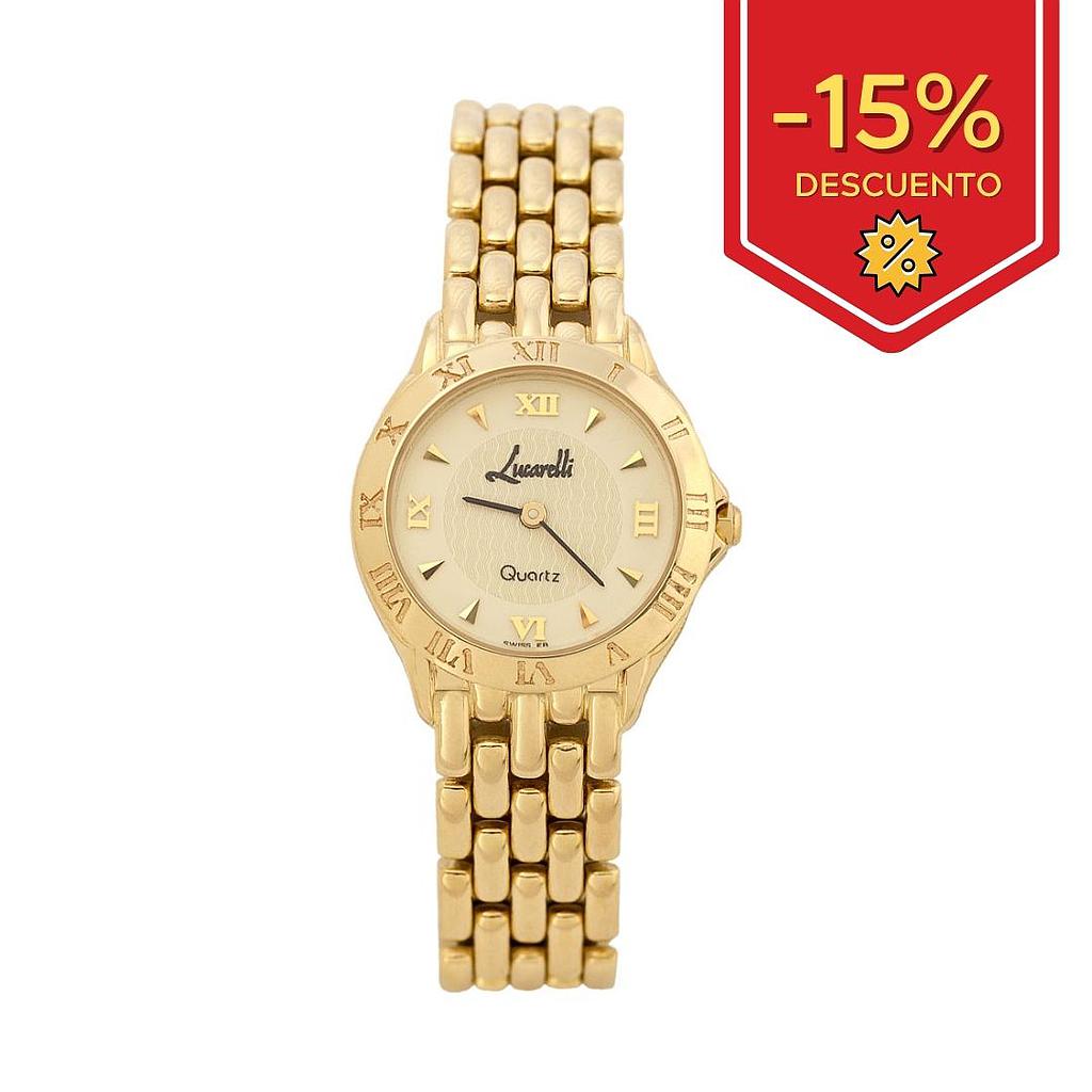 RELOJ ORO 18KL SEÑORA LUCARELLI