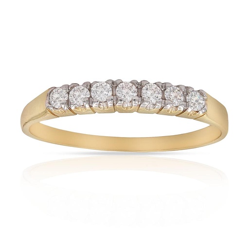 SORTIJA ORO 18KL BICOLOR CIRCONITAS