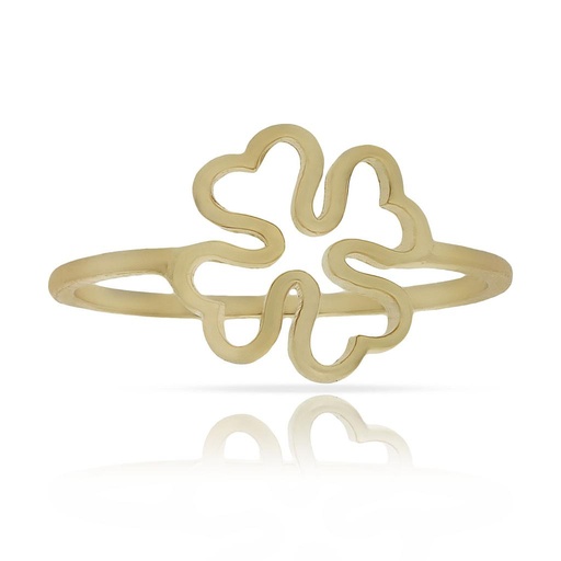 SORTIJA ORO 18KL TREBOL