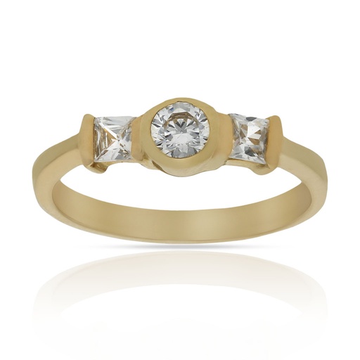 SORTIJA ORO 18KL CIRCONITAS