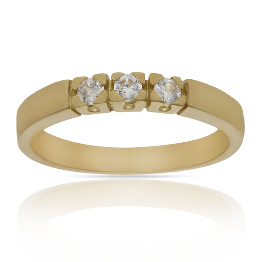 SORTIJA ORO 18KL CIRCONITAS