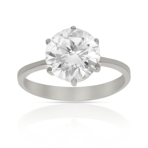 SORTIJA ORO BLANCO 18KL CIRCONITA