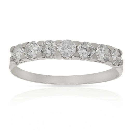 SORTIJA ORO BLANCO 18KL CIRCONITAS