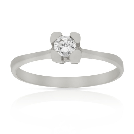 SORTIJA ORO BLANCO 18KL CIRCONITAS