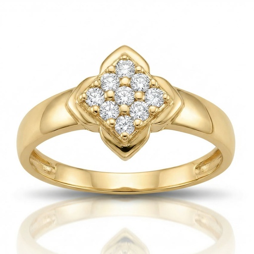 SORTIJA ORO 18KL CIRCONITAS