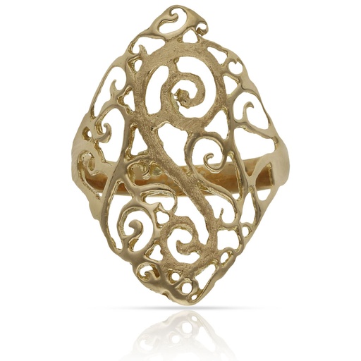 SORTIJA ORO 18KL FILIGRANA LANZADERA