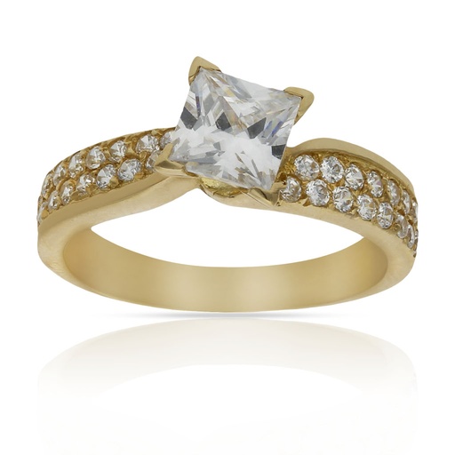 SORTIJA ORO 18KL CIRCONITAS