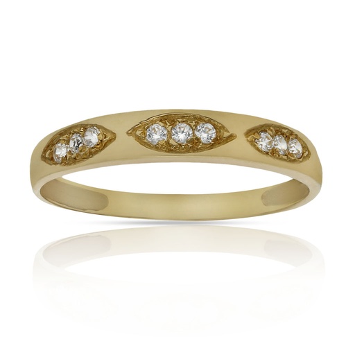 SORTIJA ORO 18KL CIRCONITAS