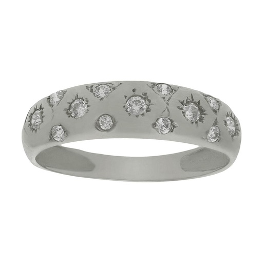 SORTIJA ORO BLANCO 18KL CIRCONITAS