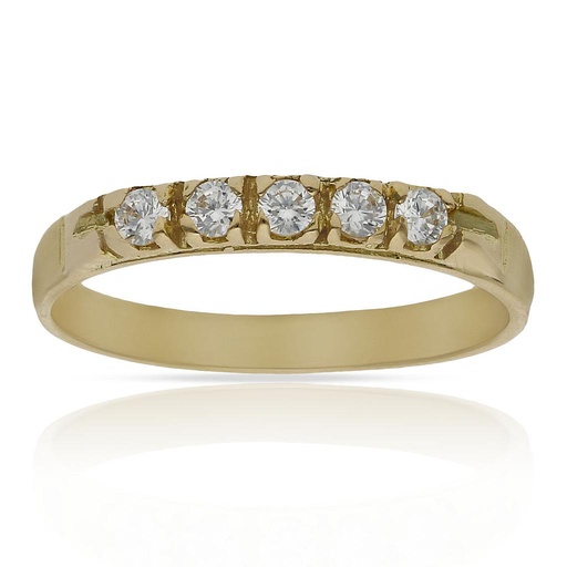 SORTIJA ORO 18KL CIRCONITAS