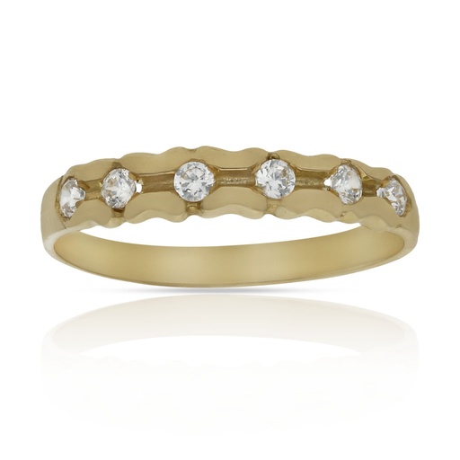 SORTIJA ORO 18KL CIRCONITAS