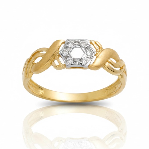 SORTIJA ORO 18KL CIRCONITAS