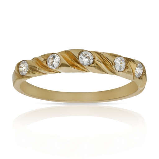 SORTIJA ORO 18KL CIRCONITAS