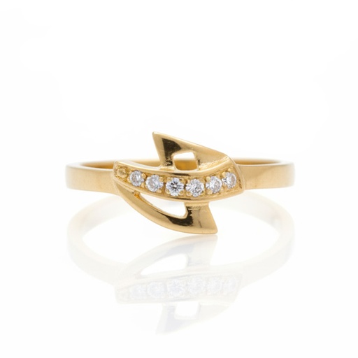 SORTIJA ORO 18KL CIRCONITAS