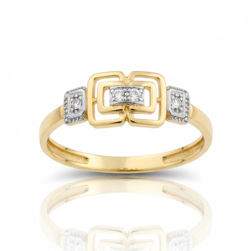 SORTIJA ORO 18KL CIRCONITAS