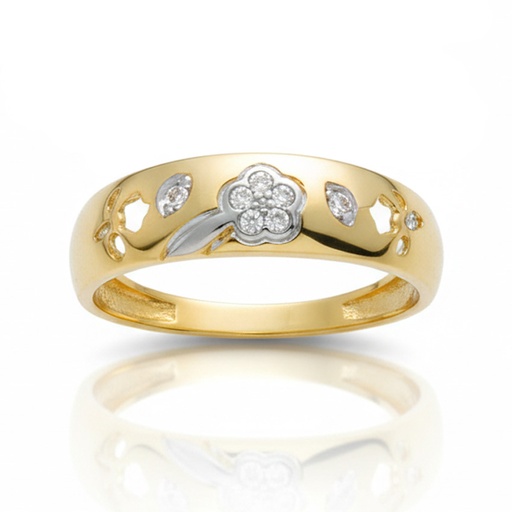 SORTIJA ORO 18KL CIRCONITAS