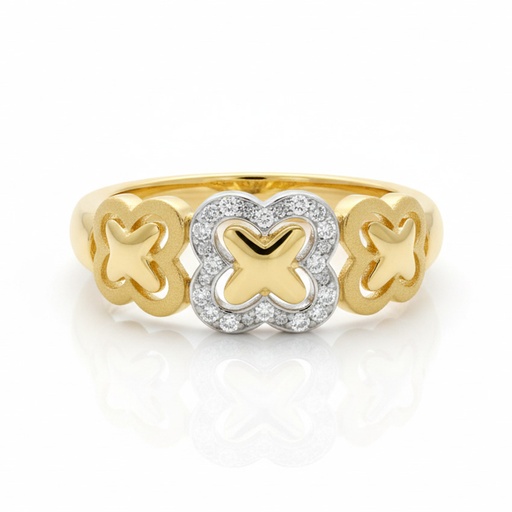 SORTIJA ORO 18KL CIRCONITAS