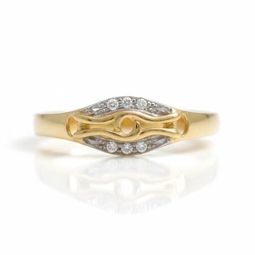 SORTIJA ORO 18KL CIRCONITAS