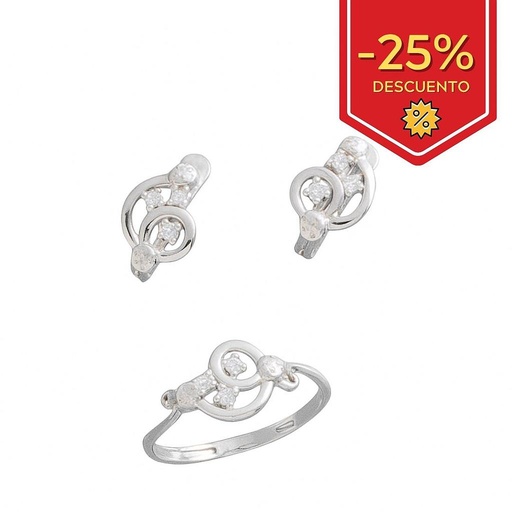 SORTIJA ORO BLANCO 18KL