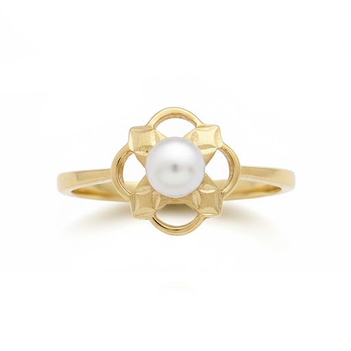 SORTIJA ORO 18KL PERLA CULTIVADA