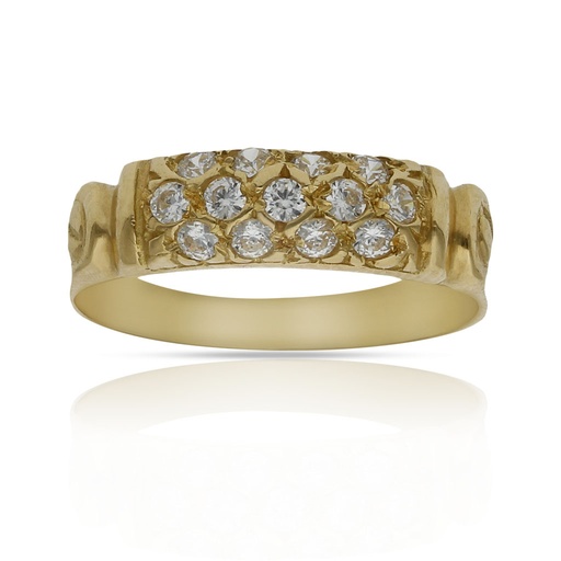 SORTIJA ORO 18KL CIRCONITAS