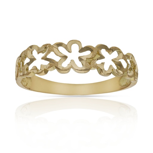 SORTIJA ORO 18KL FLORES