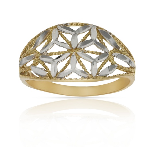 SORTIJA ORO 18KL BICOLOR