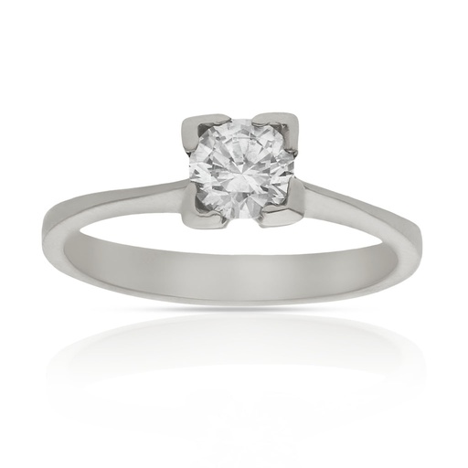 SORTIJA ORO BLANCO 18KL CIRCONITA