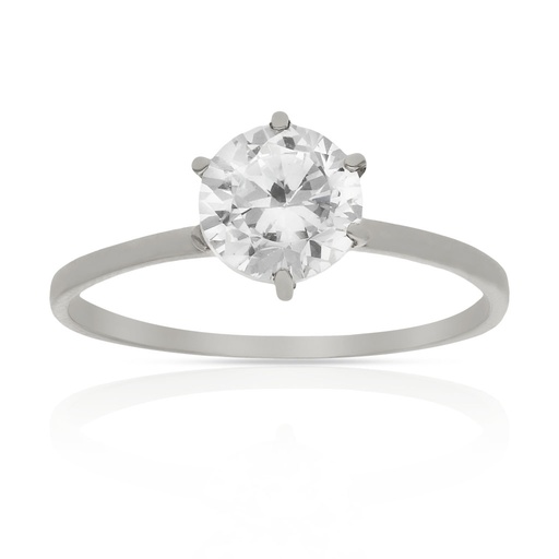 SORTIJA ORO BLANCO 18KL CIRCONITA