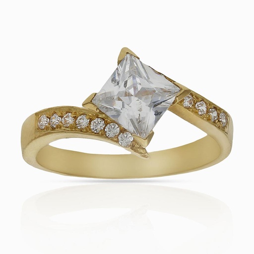 SORTIJA ORO 18KL CIRCONITAS