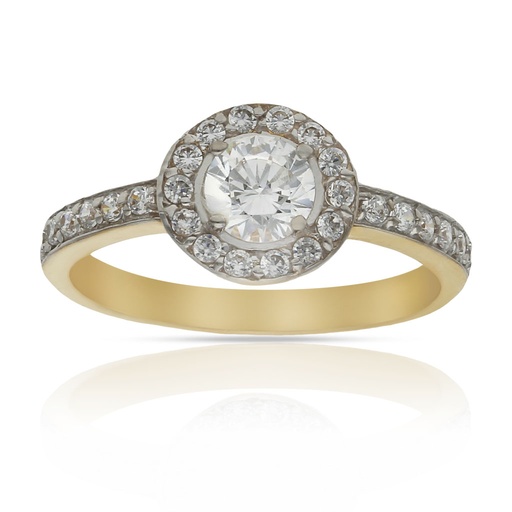 SORTIJA ORO 18KL CIRCONITAS