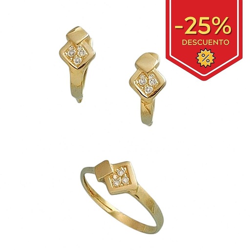 SORTIJA ORO 18KL CIRCONITAS