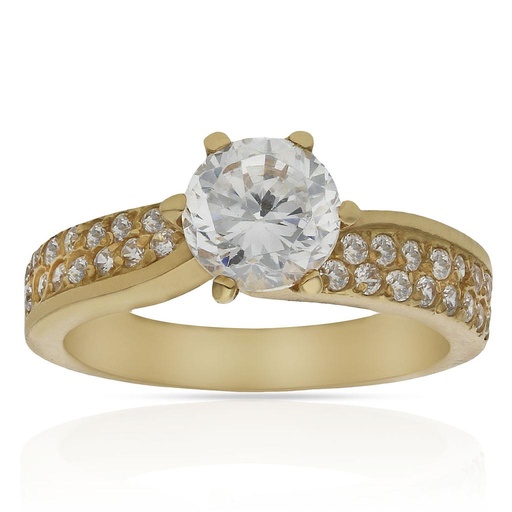 SORTIJA ORO 18KL CIRCONITAS