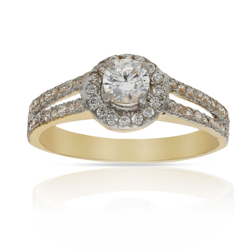 SORTIJA ORO 18KL CIRCONITAS