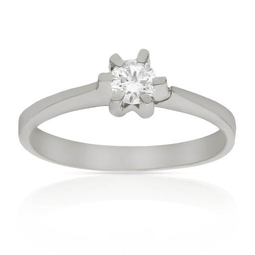 SORTIJA ORO BLANCO 18KL CIRCONITA