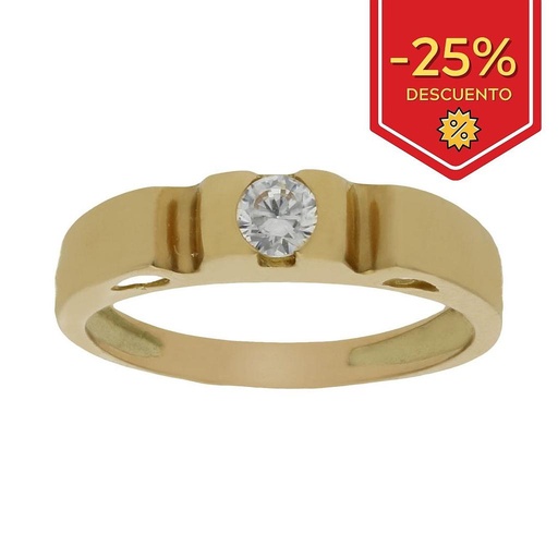 SORTIJA ORO 18KL CIRCONITA