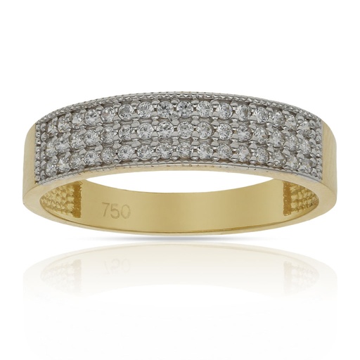 SORTIJA ORO 18KL CIRCONITAS