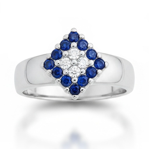 SORTIJA ORO BLANCO 18KL