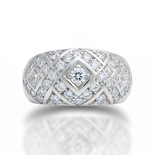 SORTIJA ORO BLANCO 18KL CIRCONITAS