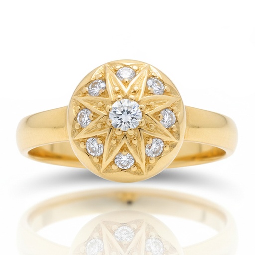 SORTIJA ORO 18KL CIRCONITAS