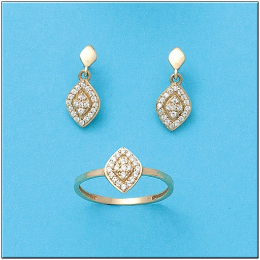 SORTIJA ORO 18KL CIRCONITAS