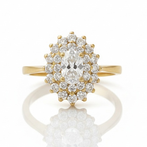 SORTIJA ORO 18KL CIRCONITAS