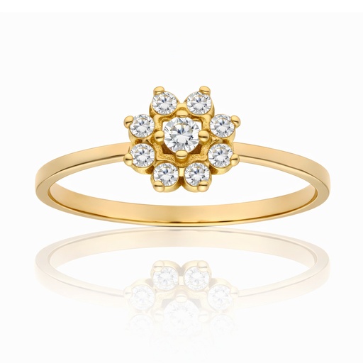 SORTIJA ORO 18KL CIRCONITAS