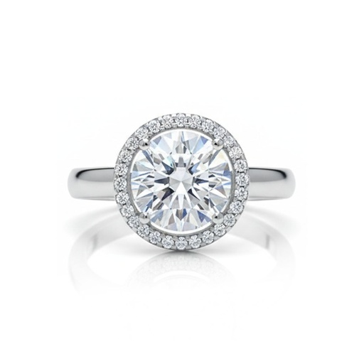 SORTIJA ORO BLANCO 18KL CIRCONITAS