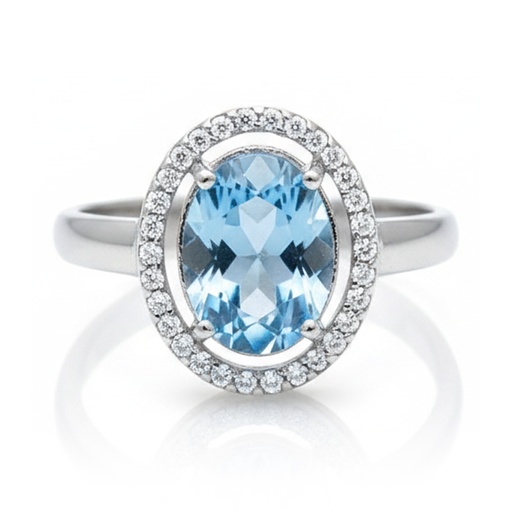 SORTIJA ORO BLANCO 18KL