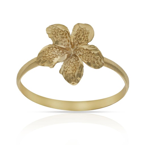 SORTIJA ORO 18KL FLOR TALLADA