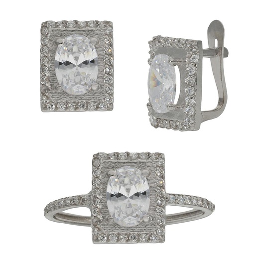 SORTIJA ORO BLANCO 18KL CIRCONITAS