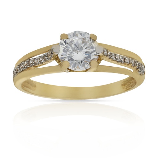 SORTIJA ORO 18KL CIRCONITAS