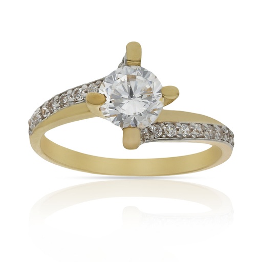 SORTIJA ORO 18KL CIRCONITAS